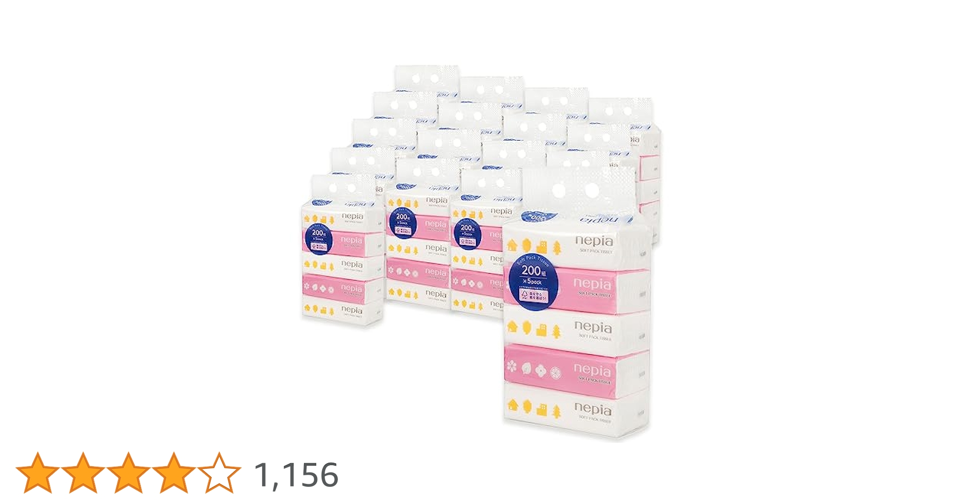 【ねぴあてぃっしゅ 様】専用 ネピア ソフトパックティシュ｜家庭用品 ティシュ｜商品情報
